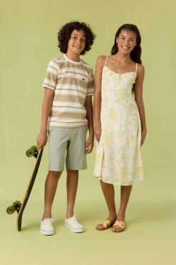 Kids O’Neill Dresses<GIRL'S MARRU TATIANNA FLORAL MIDI DRESS