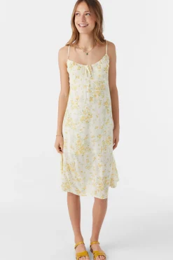Kids O’Neill Dresses<GIRL'S MARRU TATIANNA FLORAL MIDI DRESS
