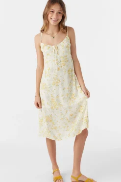 Kids O’Neill Dresses<GIRL'S MARRU TATIANNA FLORAL MIDI DRESS