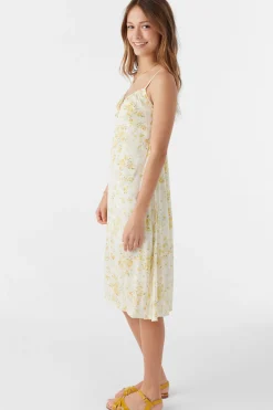 Kids O’Neill Dresses<GIRL'S MARRU TATIANNA FLORAL MIDI DRESS