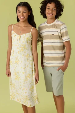 Kids O’Neill Dresses<GIRL'S MARRU TATIANNA FLORAL MIDI DRESS