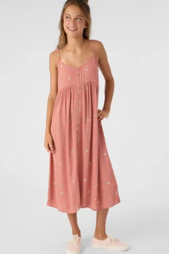Kids O’Neill Dresses<GIRL'S NADYA MIDI DRESS