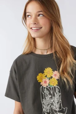 Kids O’Neill Tops<GIRL'S OUT WEST TEE