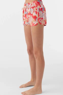 Women/Kids O’Neill Boardshorts|Boardshorts<GIRL'S SALTWATER ESSENTIALS LANE PRINTED 2" ELASTIC BOARDSHORTS