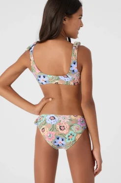 Women/Kids O’Neill Swim Sets|Swim Sets<GIRL'S TALITHA FLORAL HANKY TIE TANK & BOTTOMS