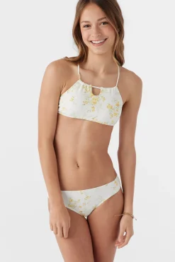 Women/Kids O’Neill Swim Sets|Swim Sets<GIRL'S TATIANNA FLORAL KEYHOLE TANK SWIM SET