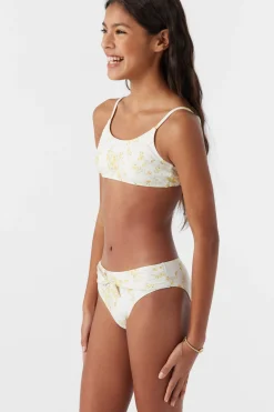 Women/Kids O’Neill Swim Sets|Swim Sets<GIRL'S TATIANNA FLORAL TIE BACK BRALETTE SWIM SET