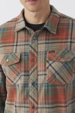 O’Neill Shirts & Flannels<GLACIER PLAID SUPERFLEECE SHIRT