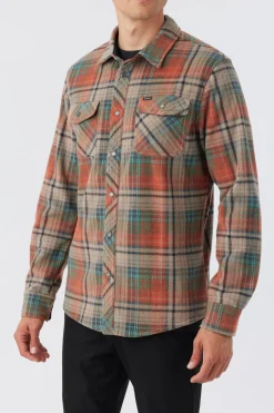 O’Neill Shirts & Flannels<GLACIER PLAID SUPERFLEECE SHIRT