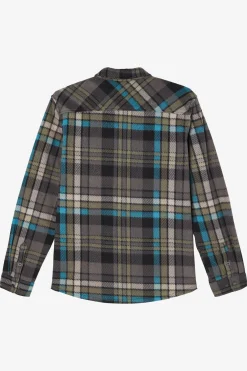 O’Neill Shirts & Flannels<GLACIER PLAID SUPERFLEECE SHIRT