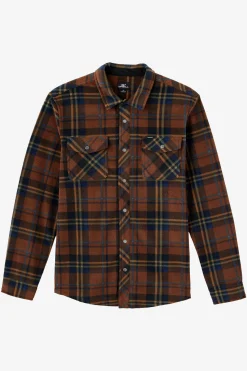 O’Neill Shirts & Flannels<GLACIER STANDARD FIT SUPERFLEECE OVERSHIRT