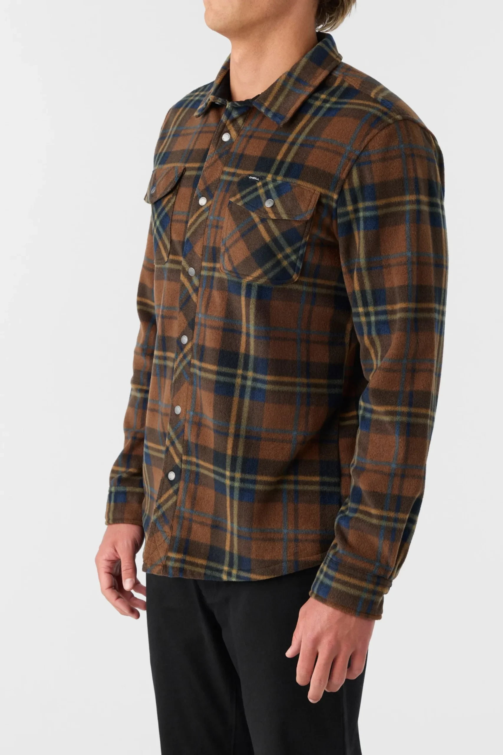 O’Neill Shirts & Flannels<GLACIER STANDARD FIT SUPERFLEECE OVERSHIRT
