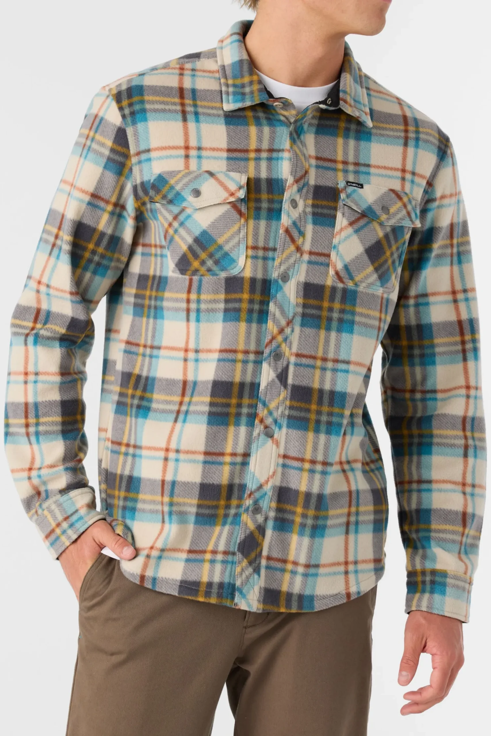 O’Neill Shirts & Flannels<GLACIER STANDARD FIT SUPERFLEECE OVERSHIRT
