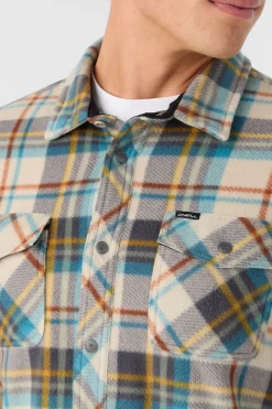 O’Neill Shirts & Flannels<GLACIER STANDARD FIT SUPERFLEECE OVERSHIRT