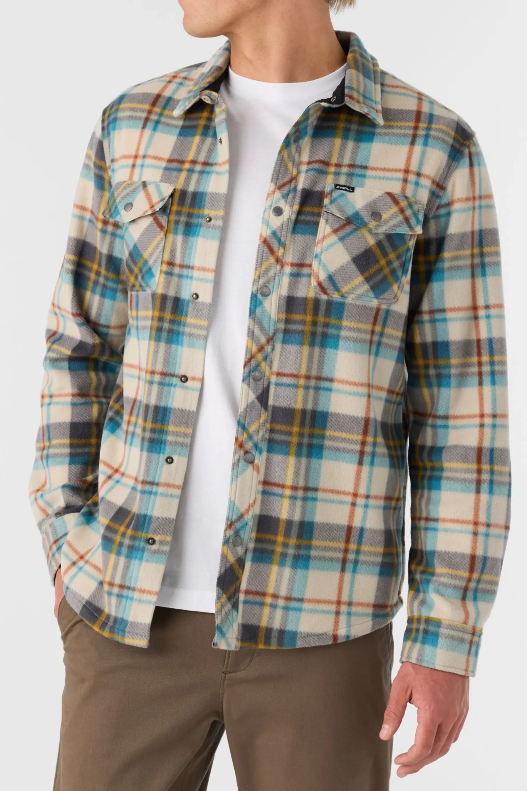 O’Neill Shirts & Flannels<GLACIER STANDARD FIT SUPERFLEECE OVERSHIRT