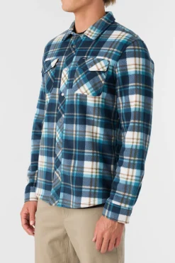 O’Neill Shirts & Flannels<GLACIER STANDARD FIT SUPERFLEECE OVERSHIRT