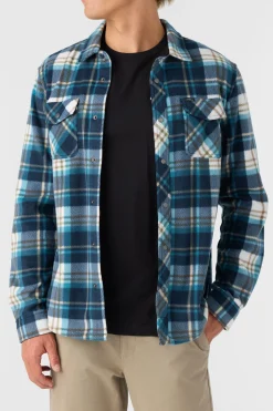 O’Neill Shirts & Flannels<GLACIER STANDARD FIT SUPERFLEECE OVERSHIRT