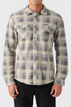O’Neill Shirts & Flannels<GLACIER STANDARD FIT SUPERFLEECE OVERSHIRT