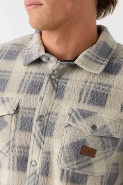 O’Neill Shirts & Flannels<GLACIER STANDARD FIT SUPERFLEECE OVERSHIRT