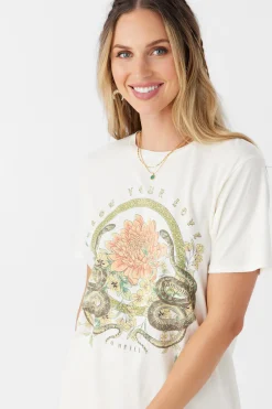 Women O’Neill Graphic Tees & Tanks<GROW LOVE TEE