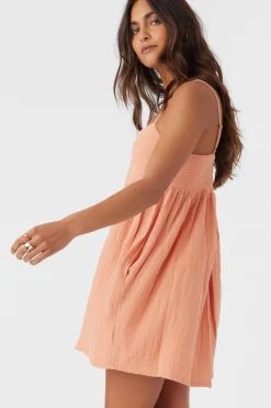 Women O’Neill Cover-Ups|Dresses<HADIA CRINKLE DOUBLE GAUZE MINI DRESS
