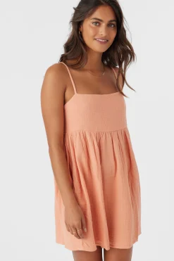 Women O’Neill Cover-Ups|Dresses<HADIA CRINKLE DOUBLE GAUZE MINI DRESS