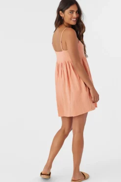 Women O’Neill Cover-Ups|Dresses<HADIA CRINKLE DOUBLE GAUZE MINI DRESS