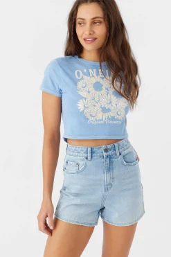 Women O’Neill Graphic Tees & Tanks<HERITAGE DAISY TEE