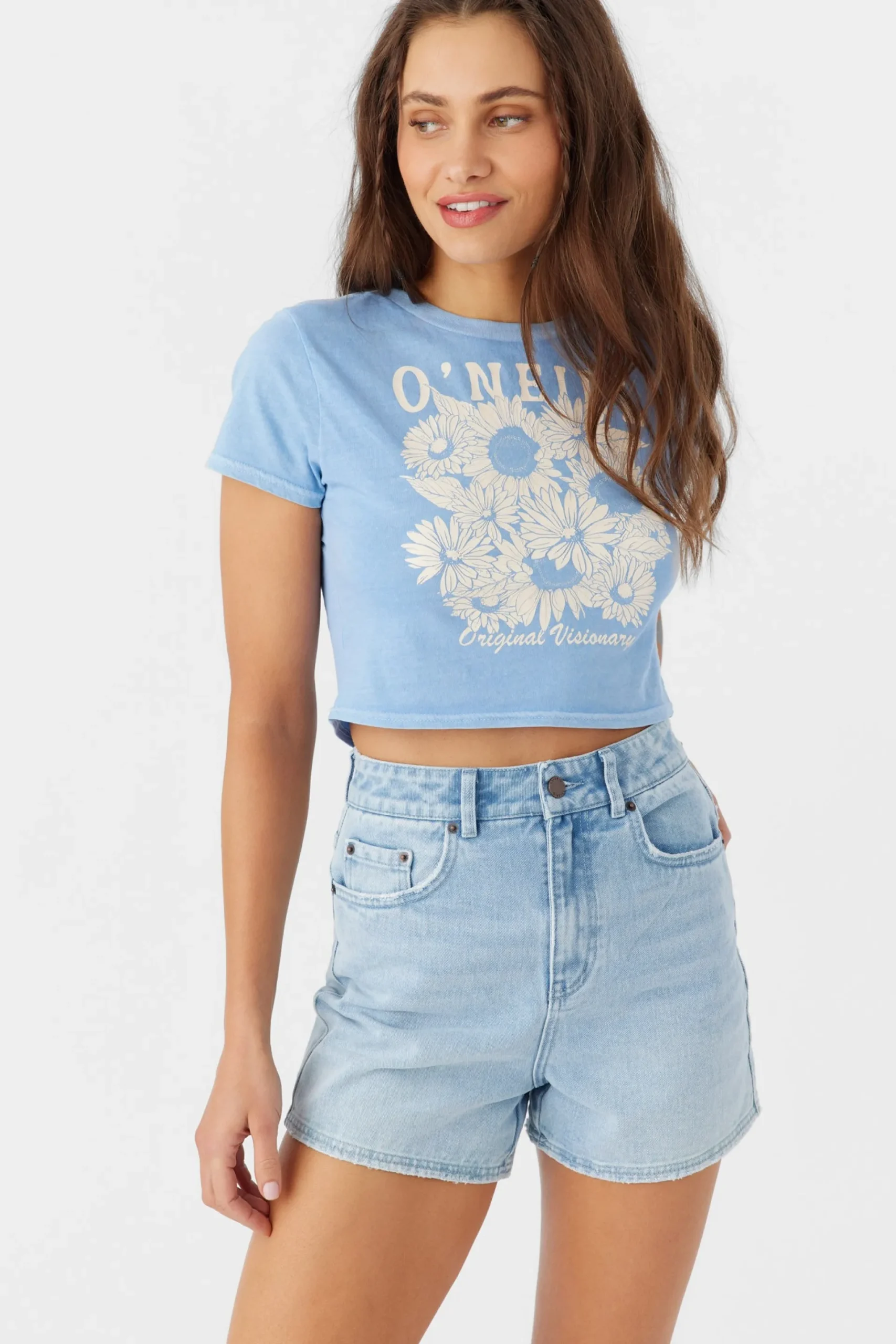 Women O’Neill Graphic Tees & Tanks<HERITAGE DAISY TEE