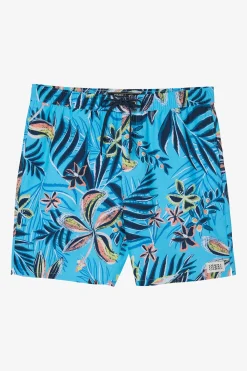 O’Neill Side Pockets<HERMOSA CREW ELASTIC WAIST 17" SWIM TRUNKS