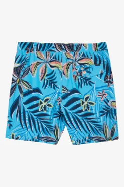 O’Neill Side Pockets<HERMOSA CREW ELASTIC WAIST 17" SWIM TRUNKS