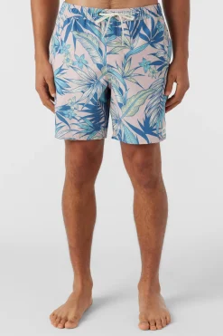 O’Neill Side Pockets<HERMOSA ELASTIC WAIST 17" SWIM TRUNKS
