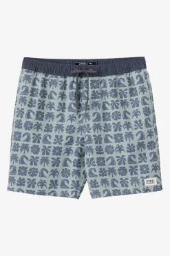 O’Neill Side Pockets<HERMOSA ELASTIC WAIST 17" SWIM TRUNKS