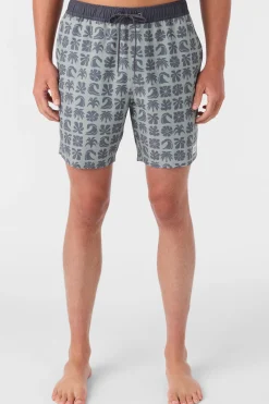 O’Neill Side Pockets<HERMOSA ELASTIC WAIST 17" SWIM TRUNKS