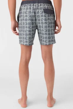 O’Neill Side Pockets<HERMOSA ELASTIC WAIST 17" SWIM TRUNKS