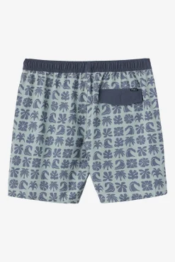 O’Neill Side Pockets<HERMOSA ELASTIC WAIST 17" SWIM TRUNKS