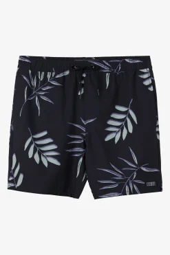 O’Neill Side Pockets|Swim Trunks<HERMOSA ELASTIC WAIST LINED 17" SWIM TRUNKS