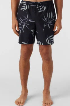 O’Neill Side Pockets|Swim Trunks<HERMOSA ELASTIC WAIST LINED 17" SWIM TRUNKS