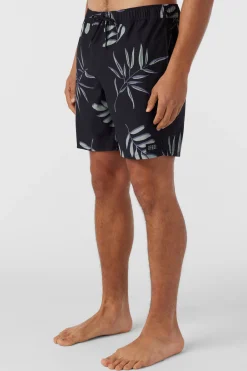 O’Neill Side Pockets|Swim Trunks<HERMOSA ELASTIC WAIST LINED 17" SWIM TRUNKS