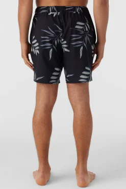 O’Neill Side Pockets|Swim Trunks<HERMOSA ELASTIC WAIST LINED 17" SWIM TRUNKS