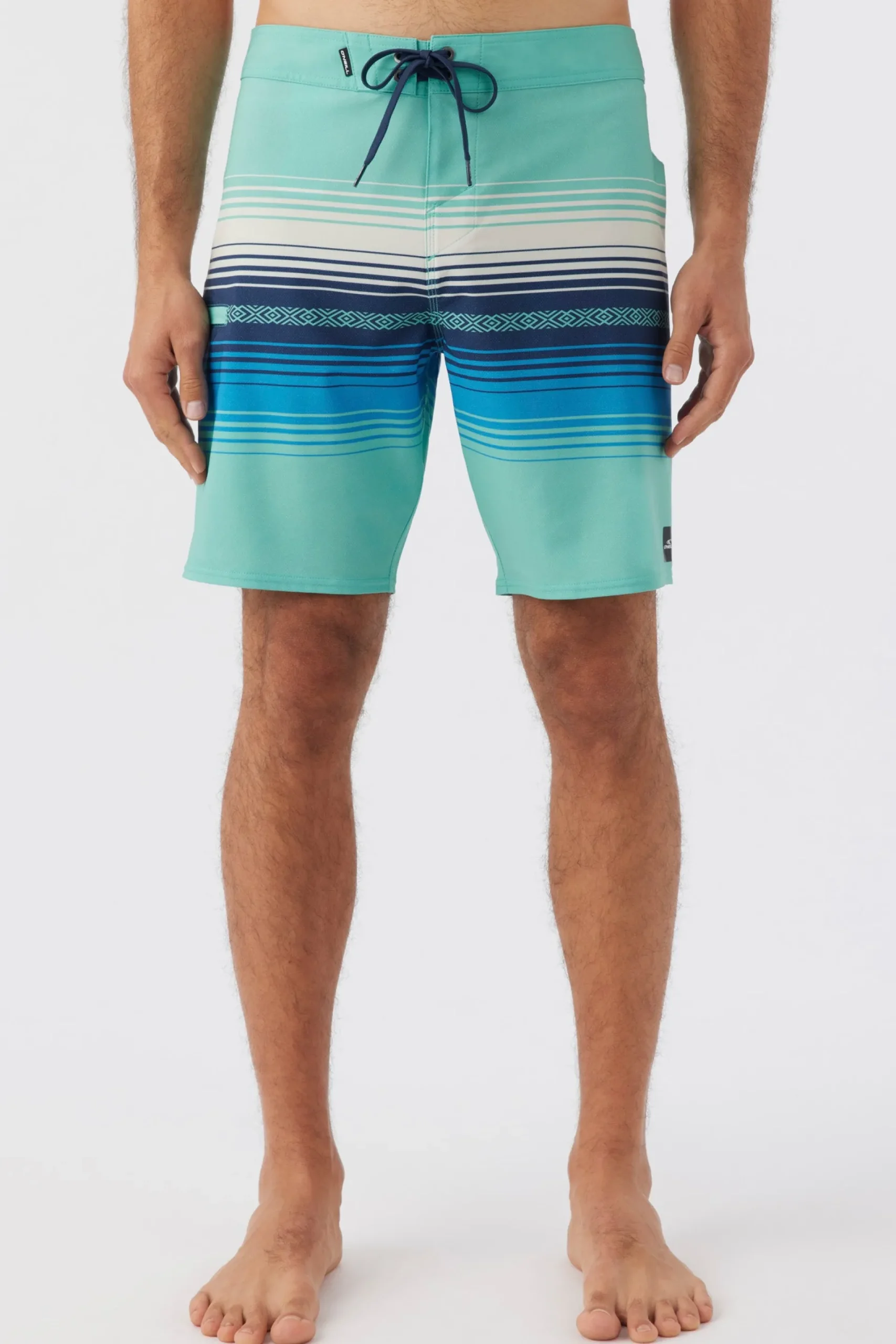 O’Neill Performance<HYPERFREAK HEAT STRIPE LINE 19" BOARDSHORTS