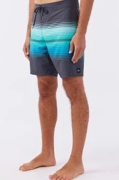 O’Neill Performance<HYPERFREAK HEAT STRIPE LINE 19" BOARDSHORTS