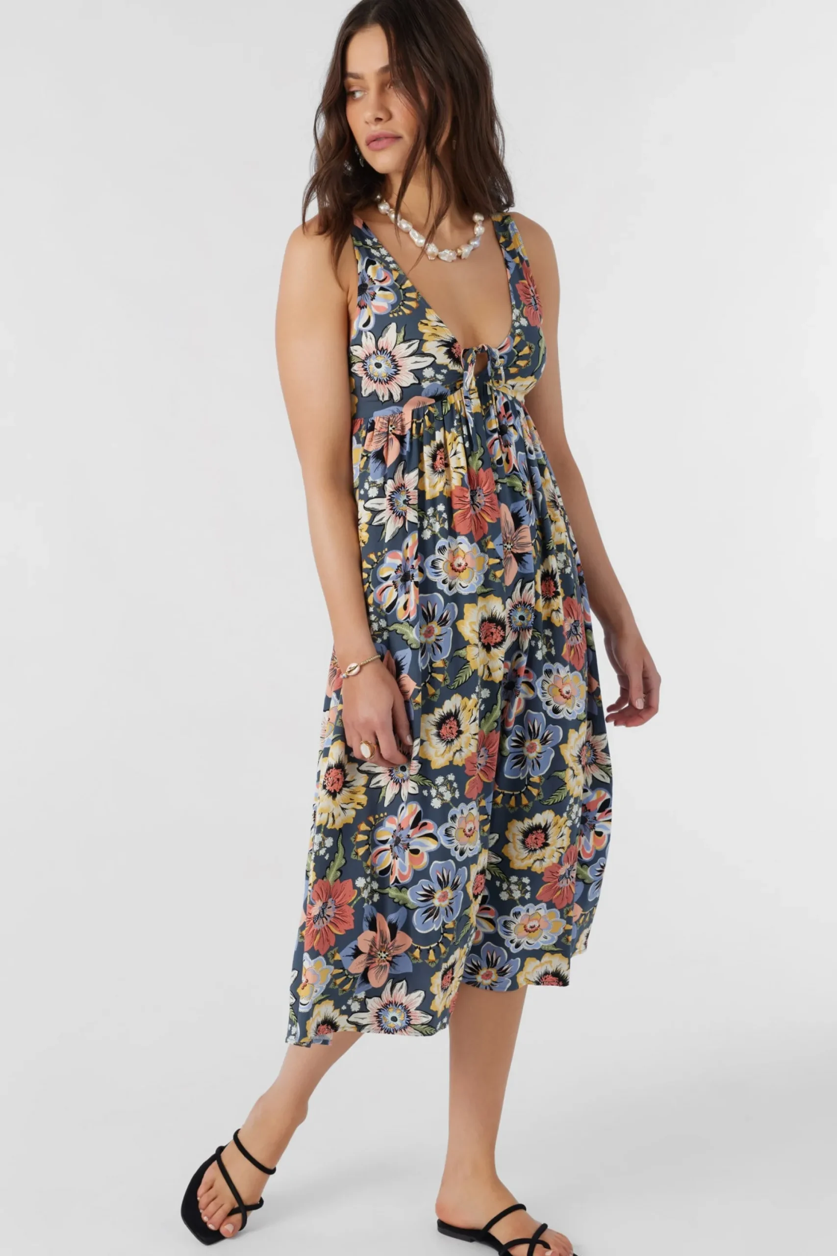 Women O’Neill Dresses<ISSY TALITHA FLORAL MIDI DRESS