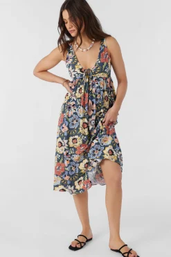 Women O’Neill Dresses<ISSY TALITHA FLORAL MIDI DRESS