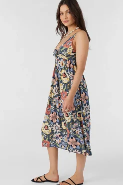 Women O’Neill Dresses<ISSY TALITHA FLORAL MIDI DRESS