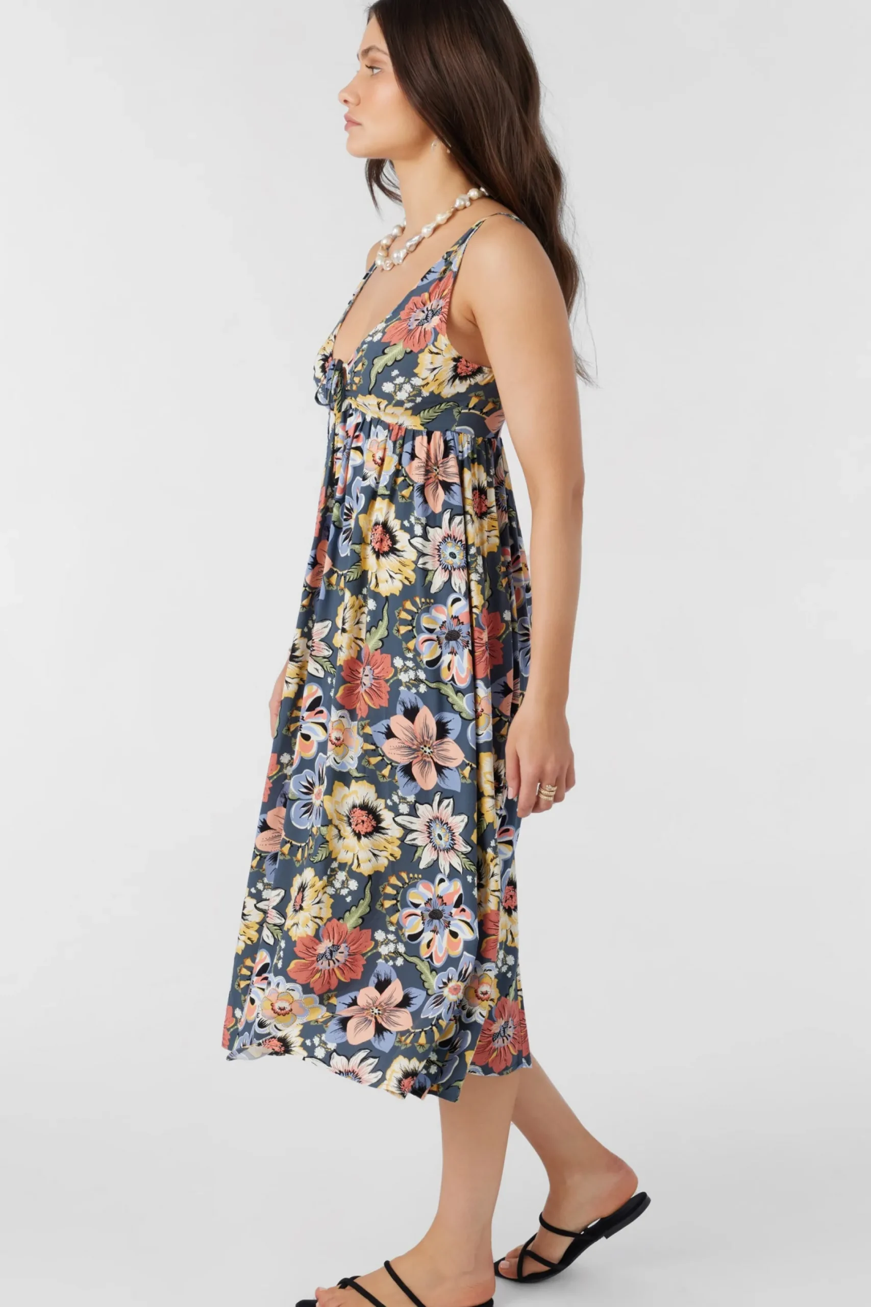 Women O’Neill Dresses<ISSY TALITHA FLORAL MIDI DRESS