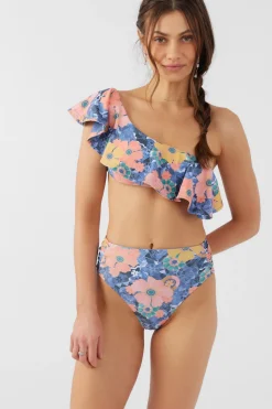 Women O’Neill Cheeky|Bikini Bottoms<JADIA FLORAL LONG BEACH HIGH WAIST CHEEKY BOTTOMS