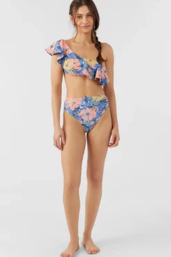 Women O’Neill Cheeky|Bikini Bottoms<JADIA FLORAL LONG BEACH HIGH WAIST CHEEKY BOTTOMS