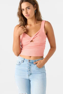 Women O’Neill Tops<JAYDE TWIST KNIT TANK TOP