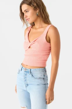 Women O’Neill Tops<JAYDE TWIST KNIT TANK TOP